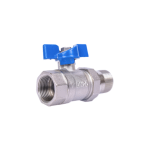 Ball valve with hose union